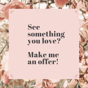 Reasonable offers welcome!